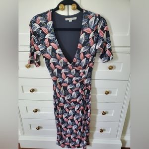 Euc Boden Ruth faux wrap dress 4 r